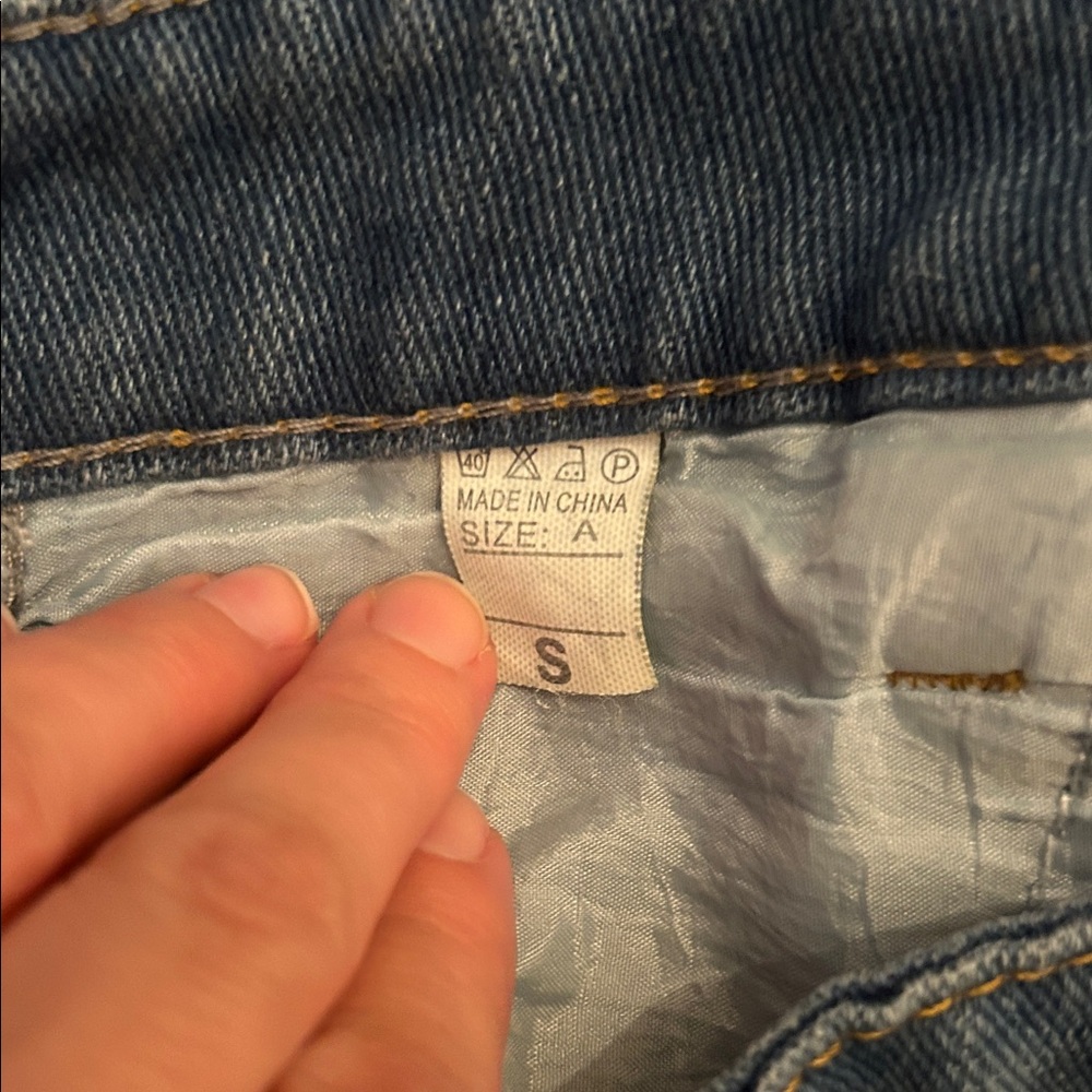 Source Unknown Denim Blue Straight Leg Jeans - Picture 3 of 3